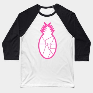 Pineapple pink Baseball T-Shirt